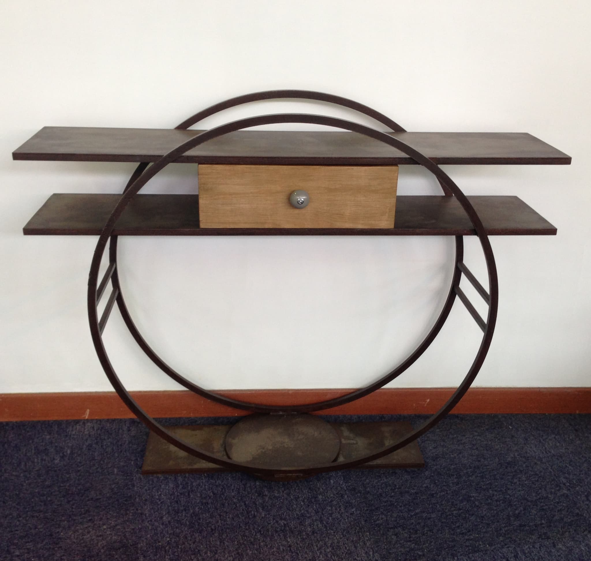 Console design sur mesure avec tiroir "Double ronde"