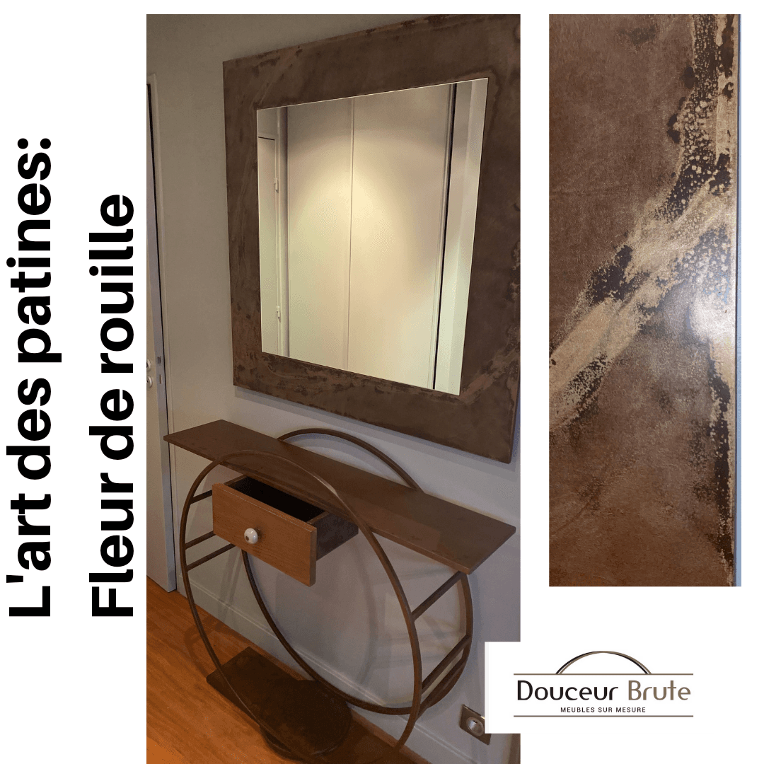 Console design sur mesure avec tiroir "Double ronde"