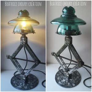 lampe de créateur style industriel