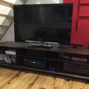 Meuble TV Grand Modèle "ATELIER" Style Industriel