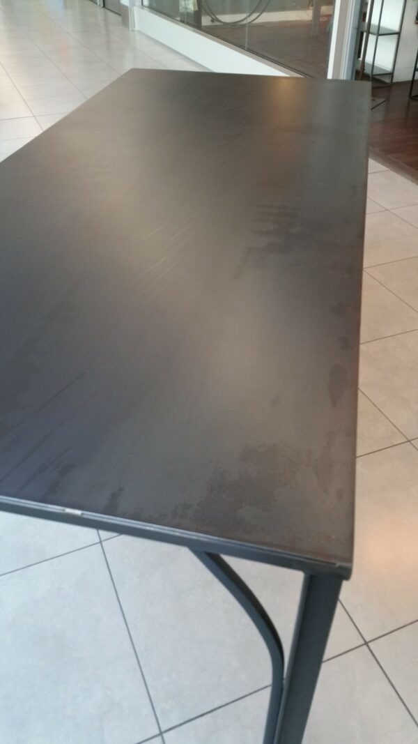 Table à manger en acier brut industrielle "BALTARD" – Image 5