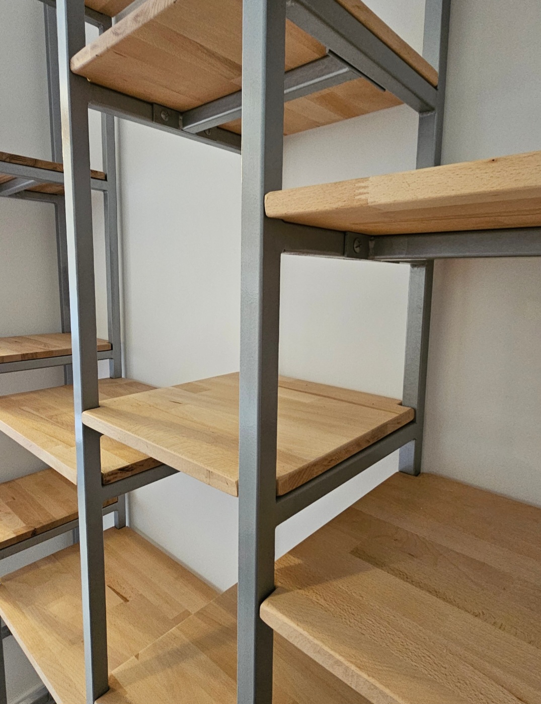 Bibliothèque Sur Mesure Hêtre Massif & Métal " SYLVA " – Image 6